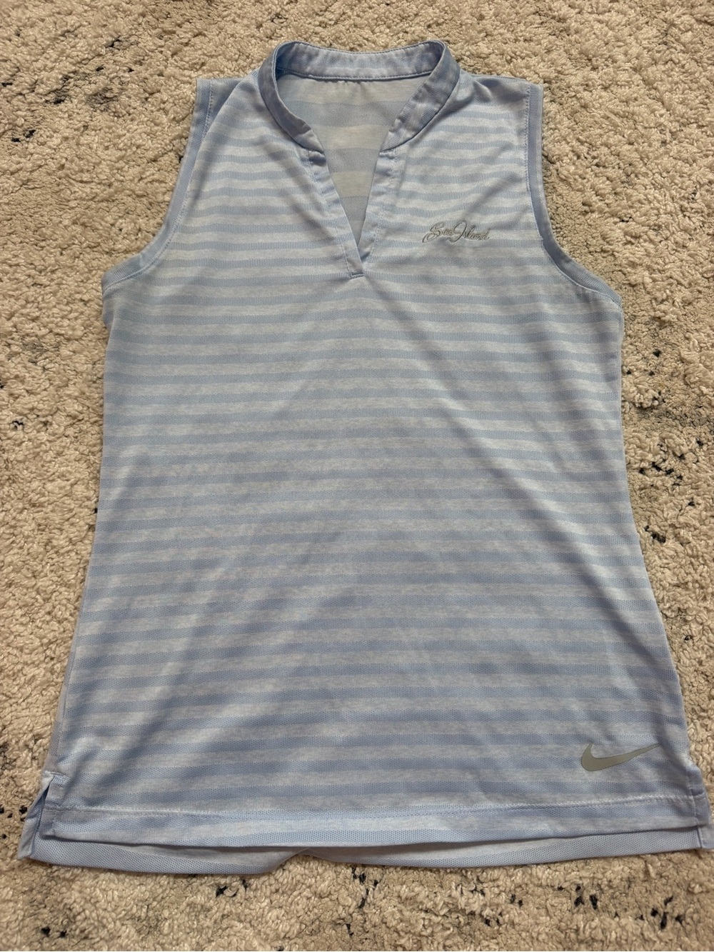 Nike Women's Sleeveless Golf Shirt- Sea Island